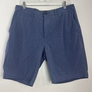 Orvis Lightweight Tech Cargo Shorts Men's 34 Blue Stretch Hiking Outdoor‎
